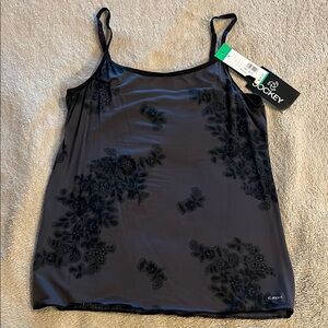 Adorable Jockey Black Floral Camisole super soft